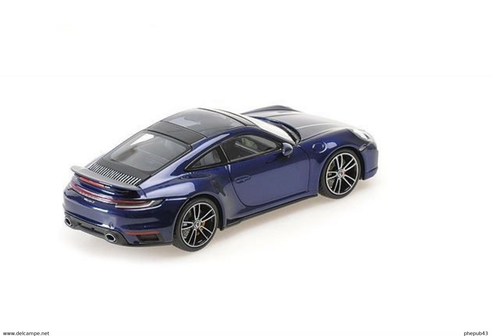 Porsche 911 (992) Turbo S - 2020 -  Blue Metallic - Minichamps - Minichamps