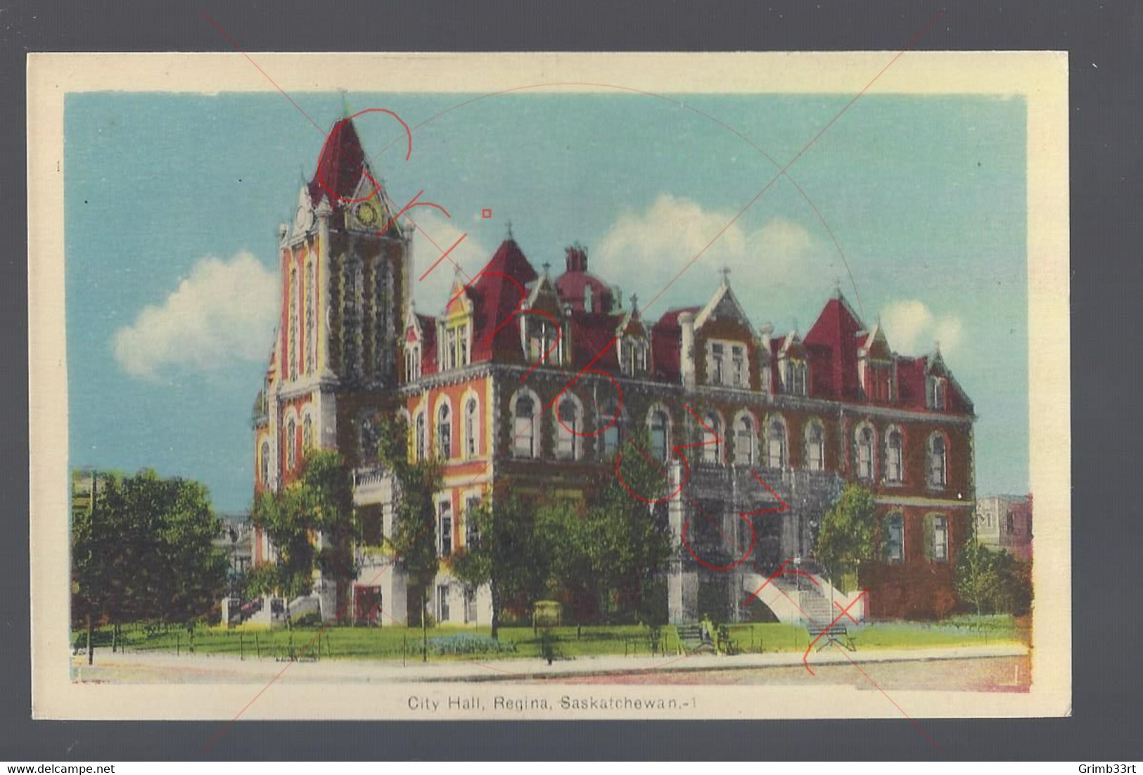 Regina - City Hall - Postkaart - Regina