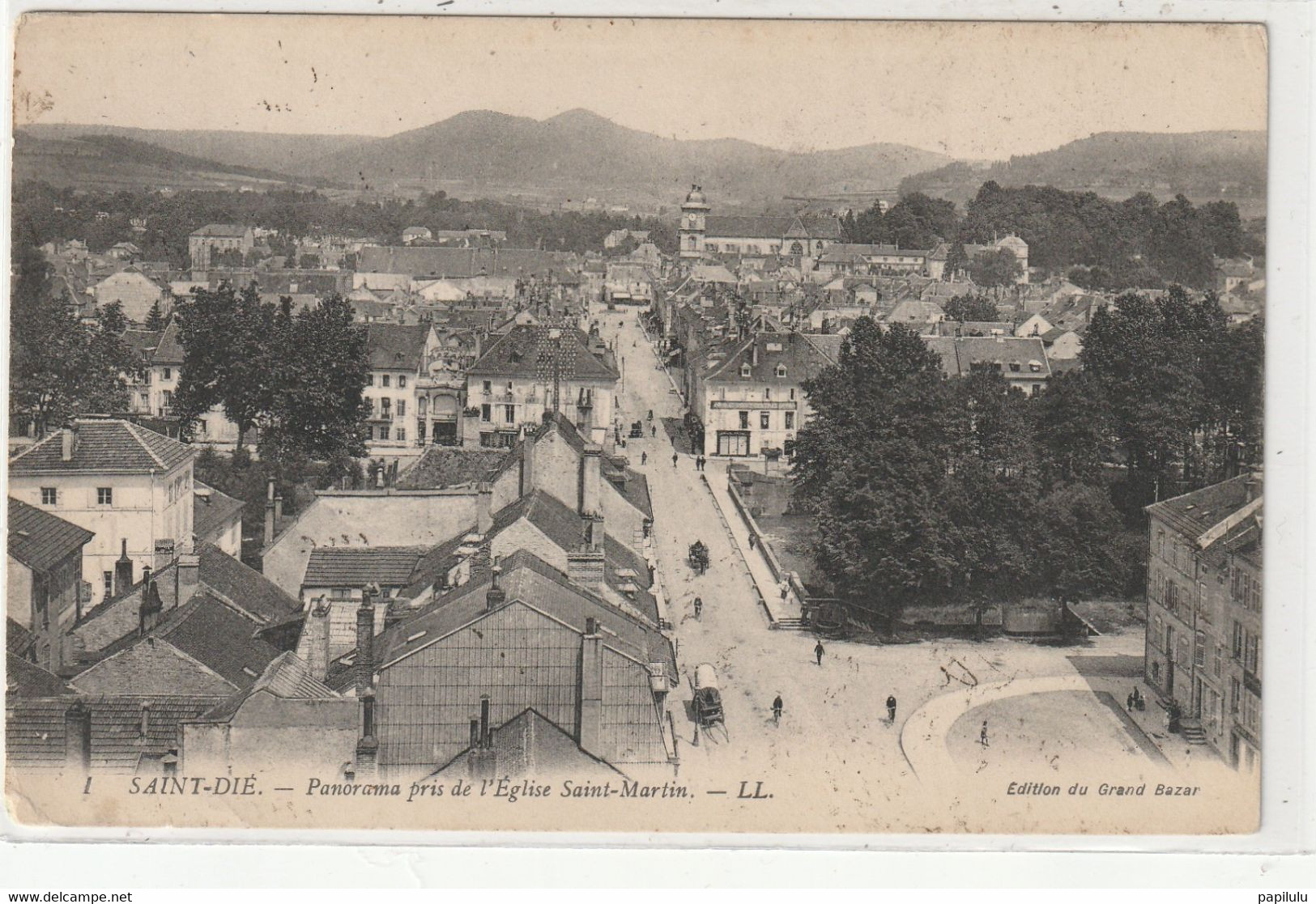 DEPT 88 : édit. L L N° 1 : Saint Dié Panorama Pris De L'église Saint Martin - Saint Die