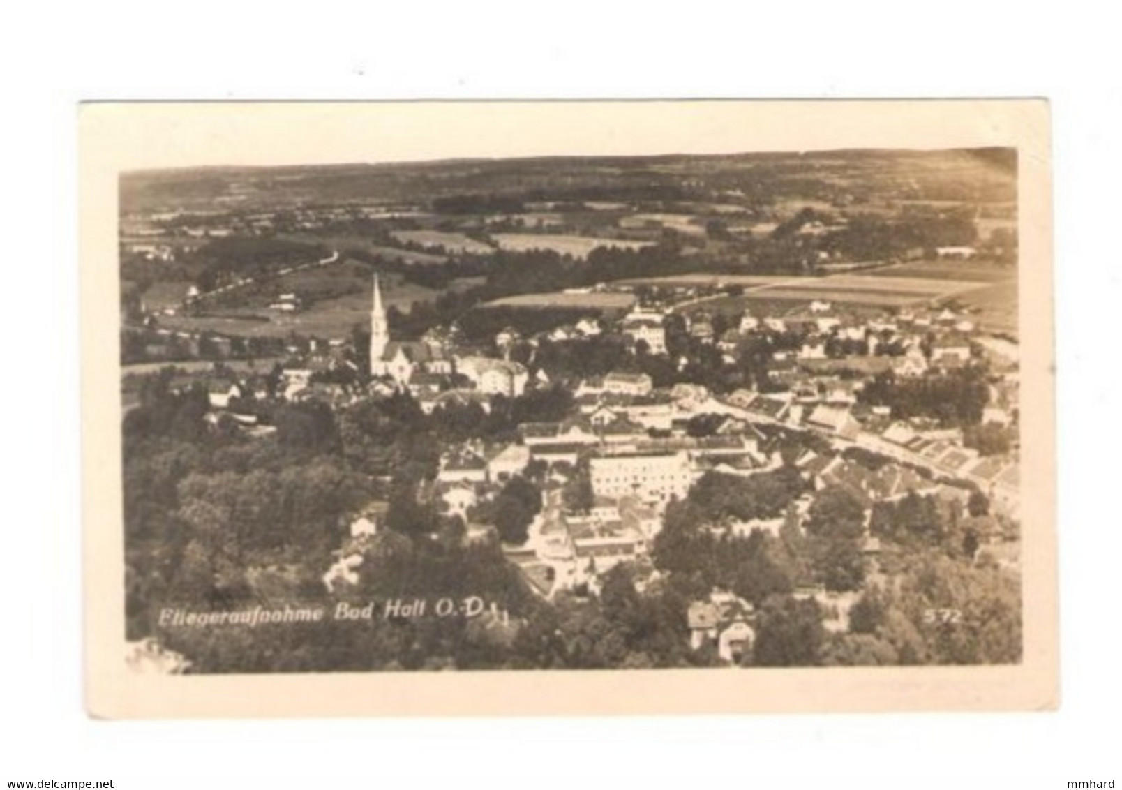 AK Fliegeraufnahme Bad Hall Gelaufen 1943 Österreich OÖ - Bad Hall