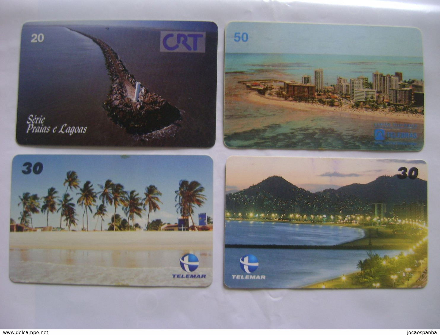 BRAZIL / BRASIL - 10 PHONE CARDS BEACHES, VARIOUS OPERATORS - 1996 TO 2001 - Landschappen