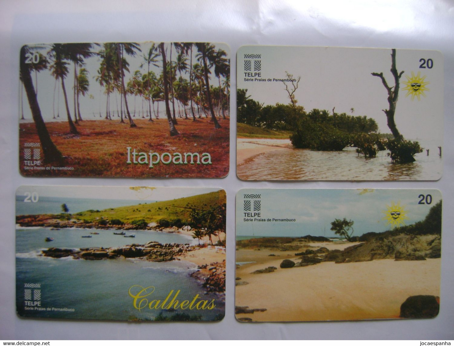 BRAZIL / BRASIL - 10 PHONE CARDS BEACHES, VARIOUS OPERATORS - 1996 TO 2001 - Paysages