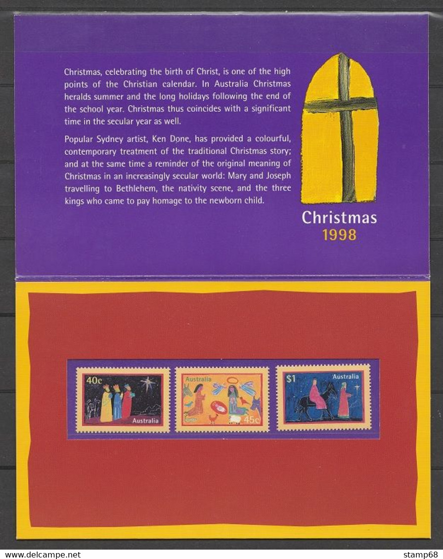 Australie Mi 1780-82 Christmas 1998 - Presentation Packs
