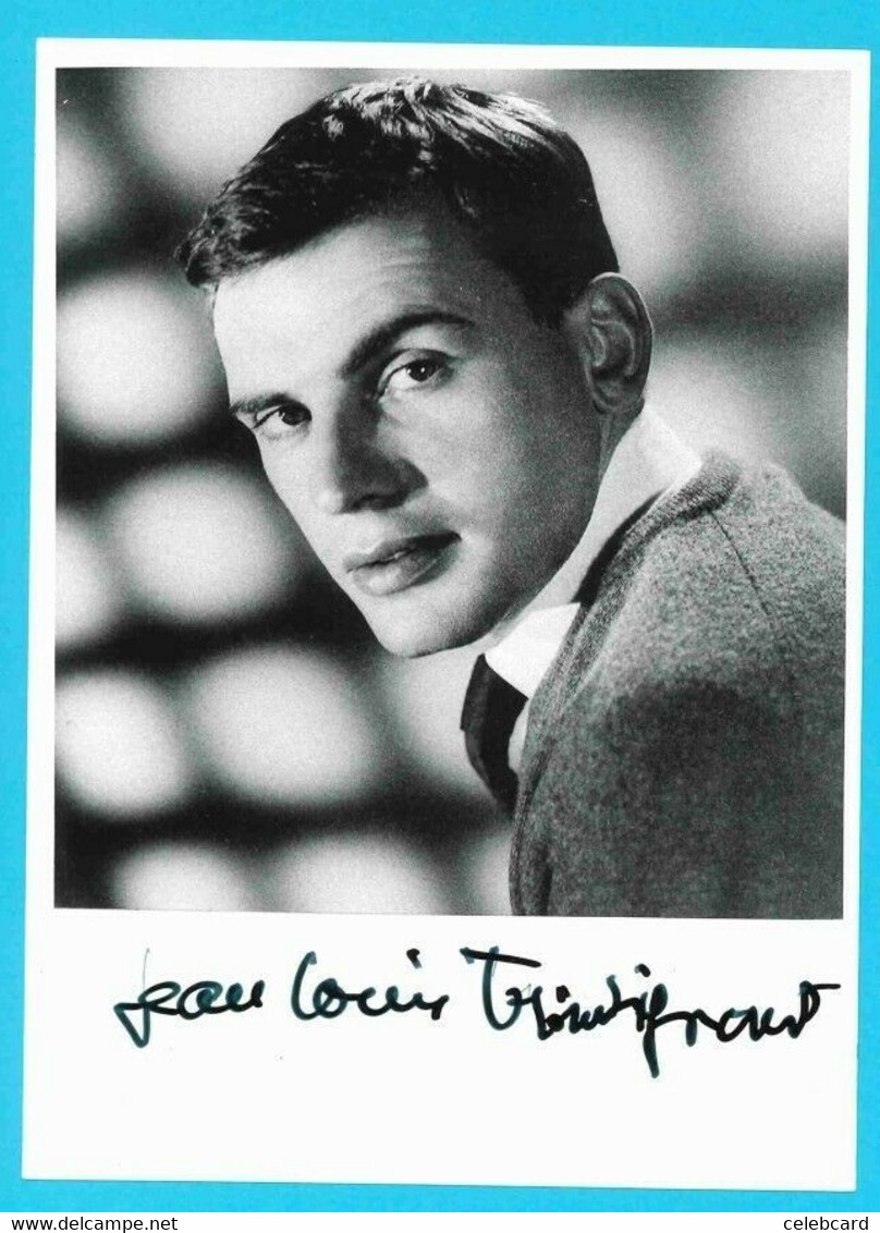 JEAN LOUIS TRINTIGNANT  Original Autograph Persönlich Gesammelt Auf Glanz-Foto 13x18 Cm AUTOGRAMM - Autographs