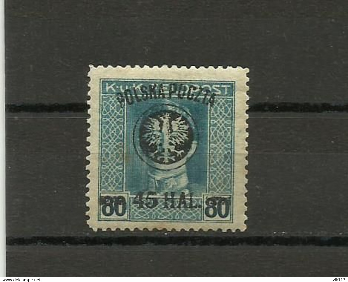 Poland 1918  - Fi. 25 MH - Used Stamps