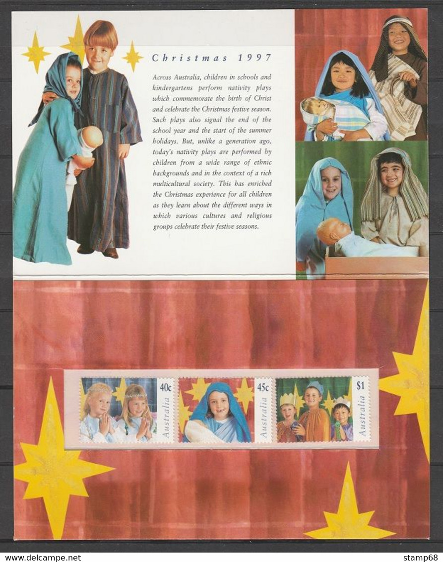 Australia Mi 1673-75 Presentation Pack Christmas 1997 - Presentation Packs