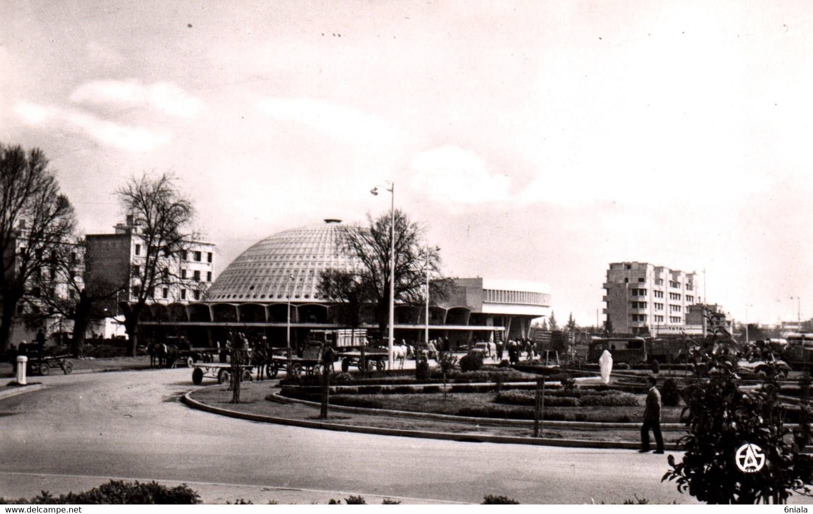 6836 Carte Postale SIDI BEL ABBES Les Halles     (scan Recto-verso) - Sidi-bel-Abbes