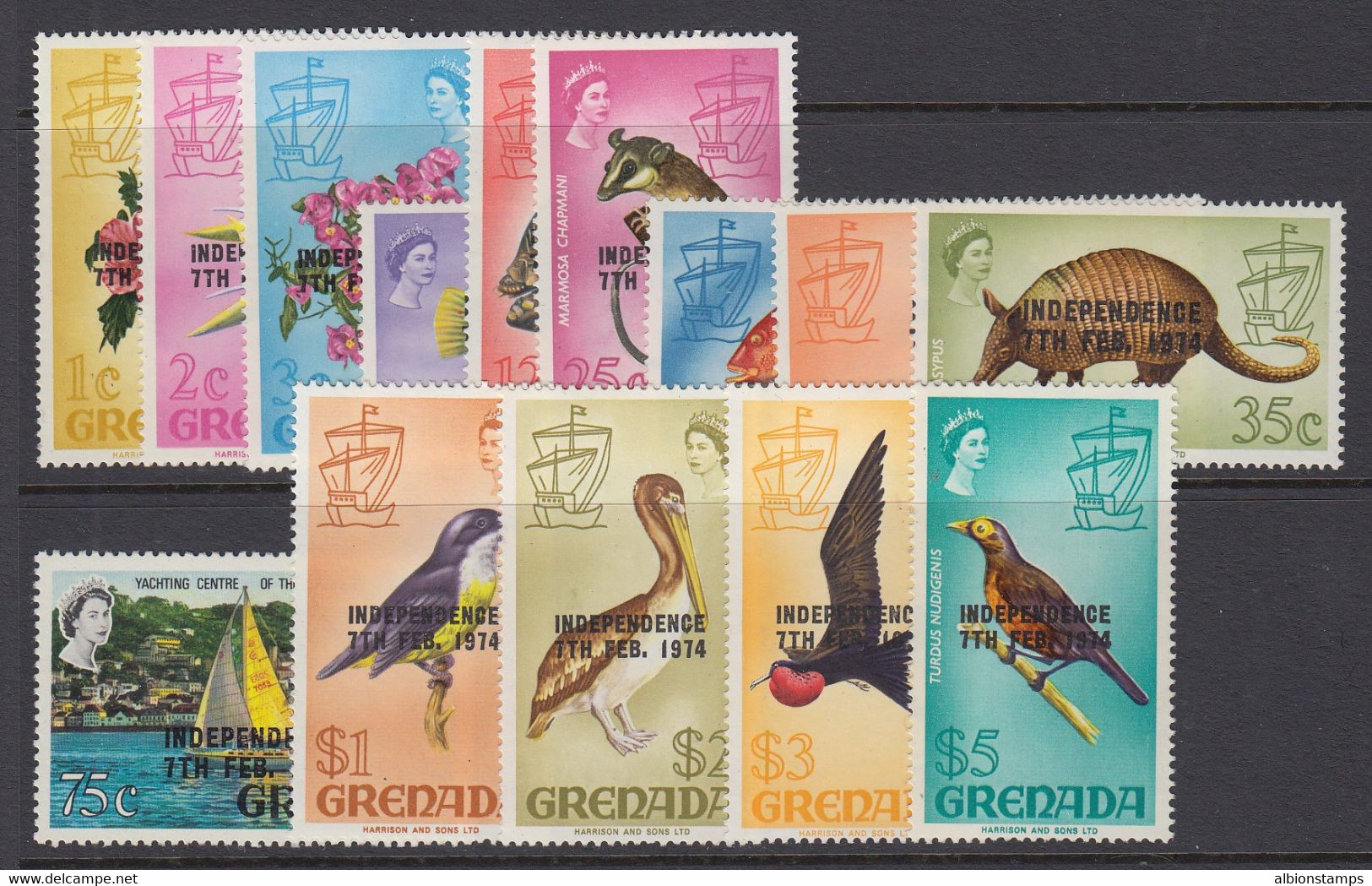 Grenada, Scott 528-541, MNH - Grenada (...-1974)