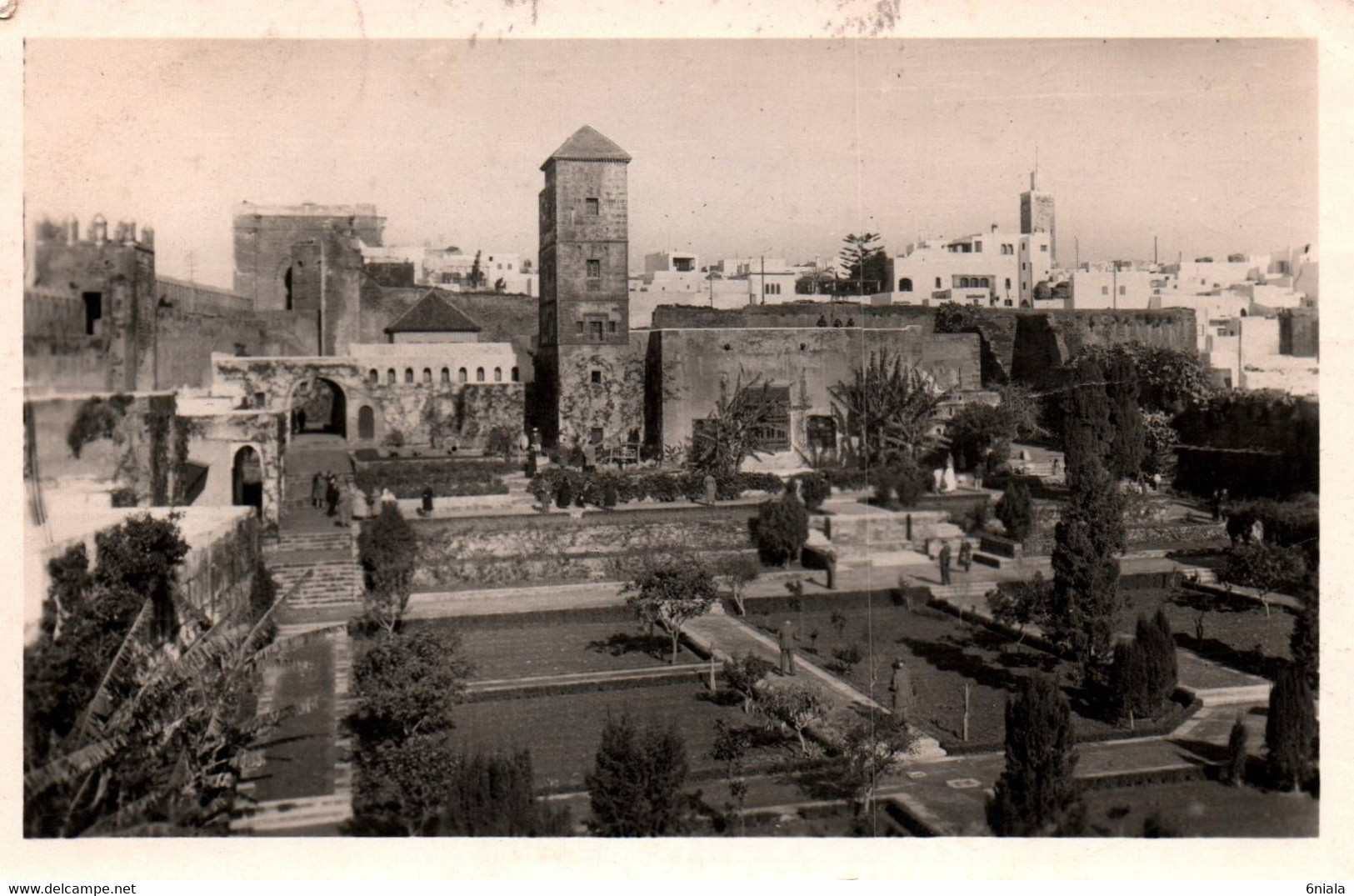 6843 Carte Postale RABAT Jardin Dans Les OUDAIAS      (scan Recto-verso) Maroc - Rabat