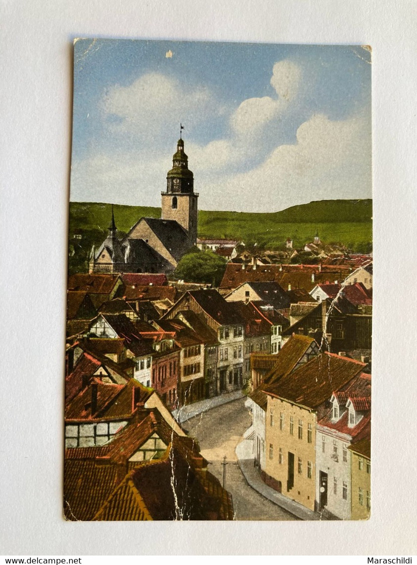 Sondershausen, Blick In Die Stadt Von Der Cruciskirche Aus, Gelaufen - Sondershausen