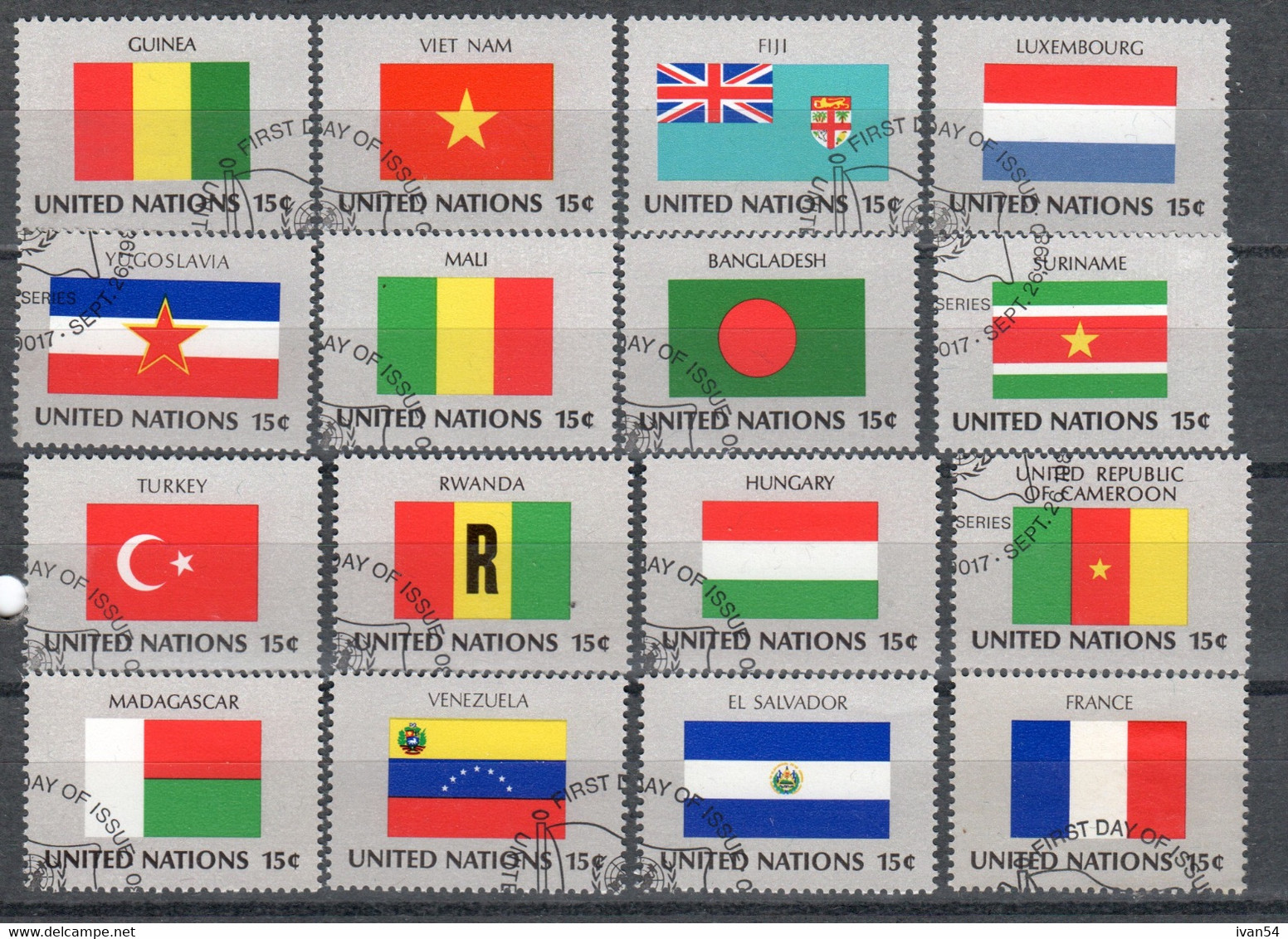 UNO New York 316-31 (0) – Vlaggen - Flags - Drapeaux 1980 - Gebraucht