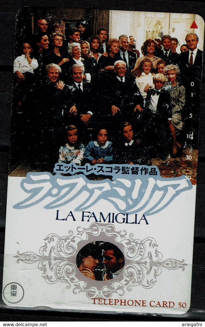JAPAN  1992 PHONECARD CINEMA  LA FAMIGILA USED VF!! - Kino