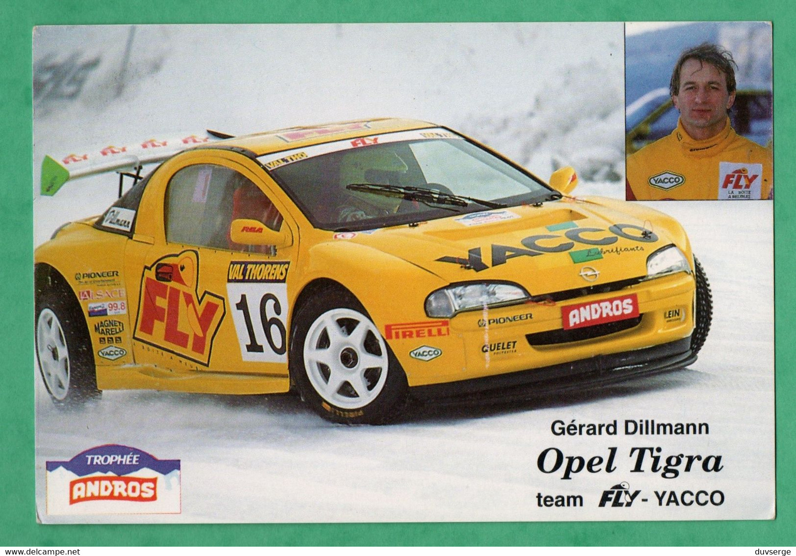 Sport Automobile Trophee Andros Opel Tigra Gerard Dillmann - Rally Racing