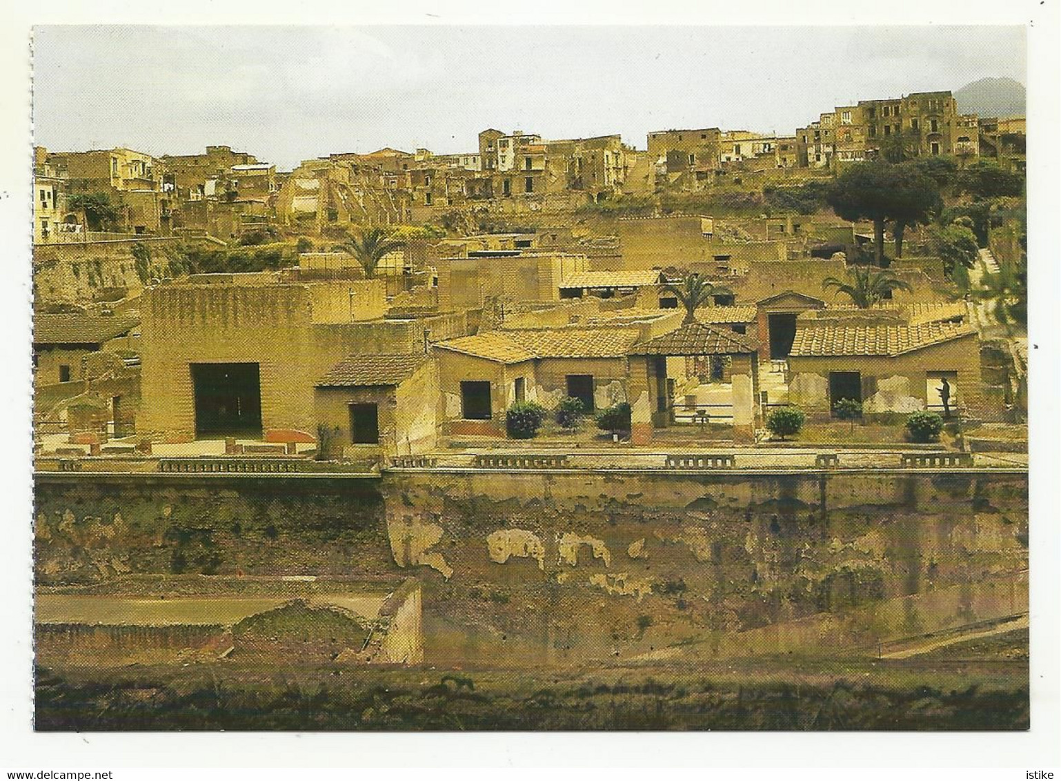 Italy,  Ercolano, Panorama,  Published And Printed In Hungary. - Ercolano
