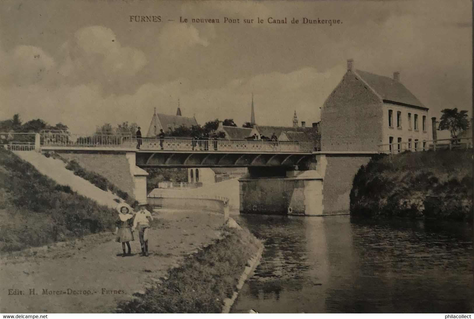 Veurne - Furnes //  Le Nouveau Pont Sur Le Canal De Dunkerque 19?? - Veurne
