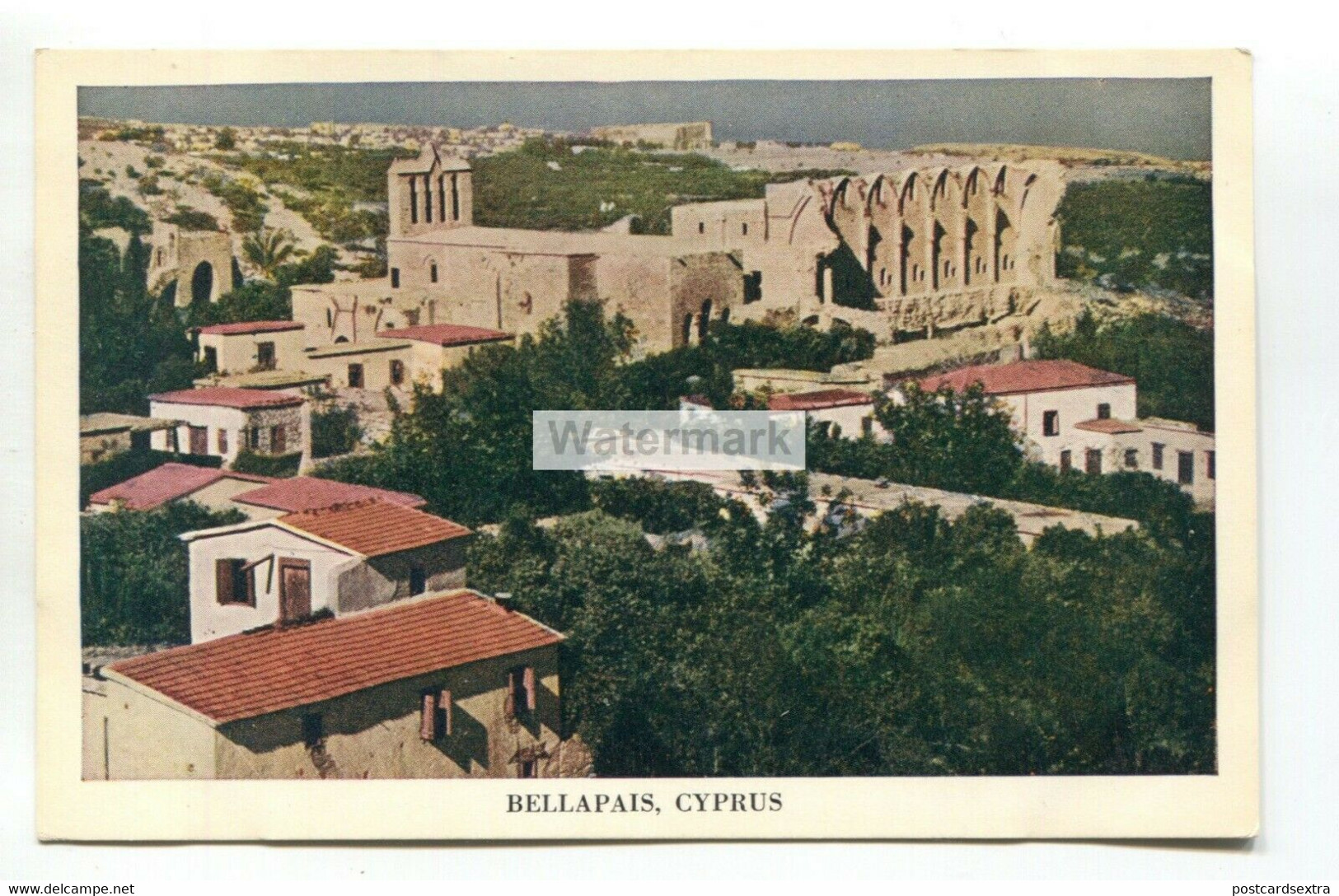 Bellapais, Cyprus - General View - C1950's Postcard - Zypern