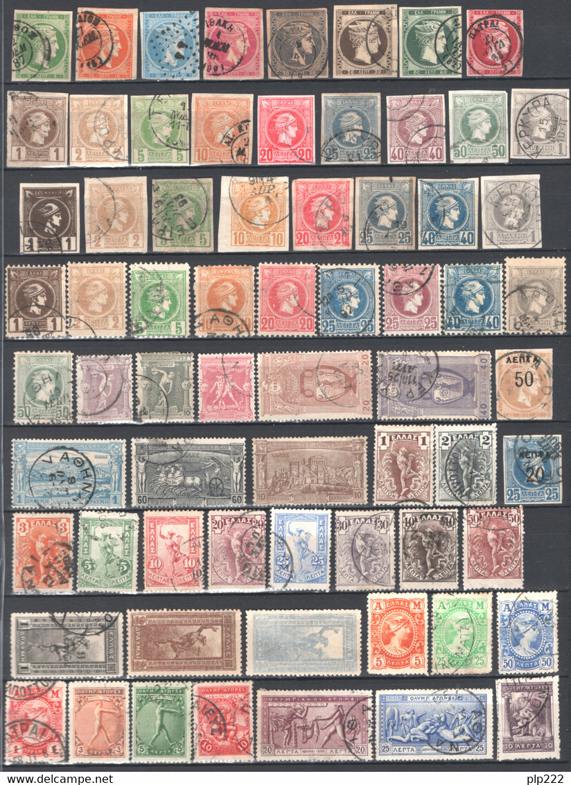 Grecia 1861/1955 Collezione 500val. / Collection 500 Val. O/*/MH/Used VF/F - Collections