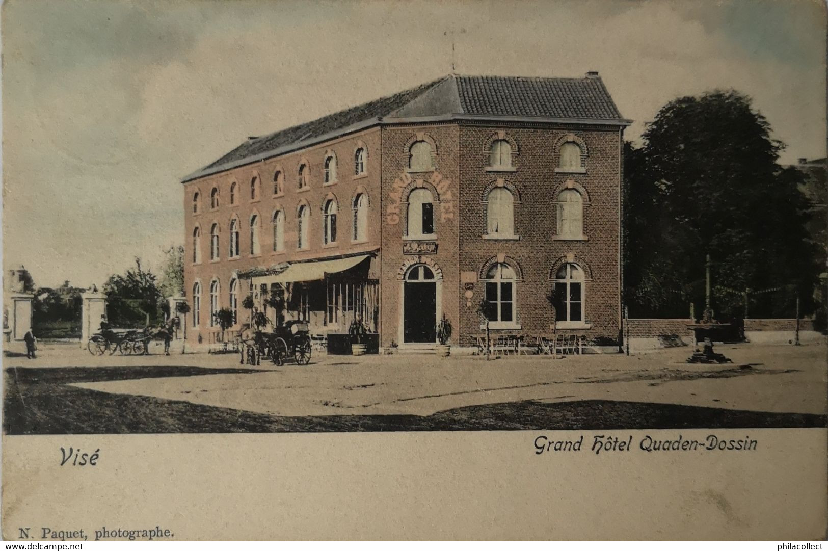 Vise // Grand Hotel Quaden - Dossin (Color) 1903 - Visé