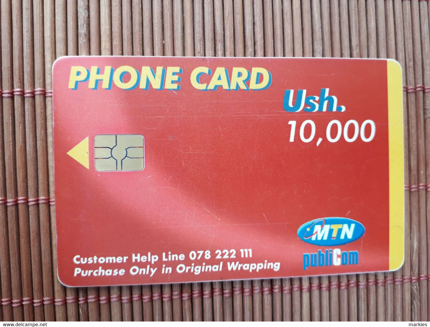 Phonecard Oeganda Used Rare - Ouganda