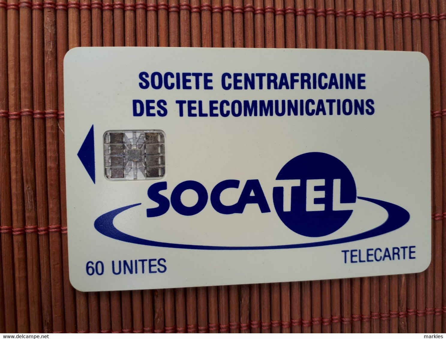 Phonecard Socatel 60 Units Used Rare - Ivoorkust