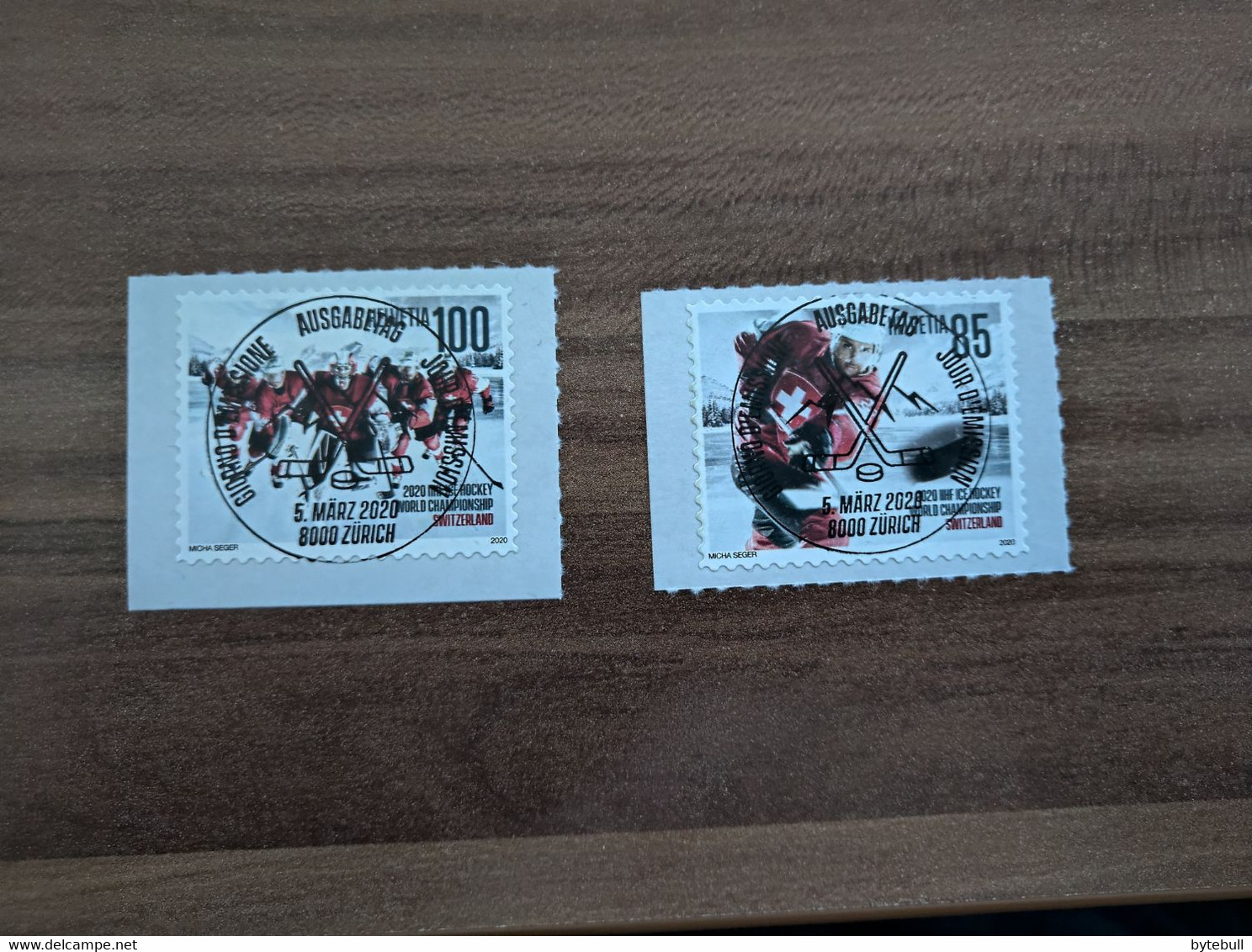 Set Eishockey Weltmeisterschaft Aus Bogen, Vollersttag, Set Ice Hockey World Championship 2020 From Sheet, FD Full - Used Stamps