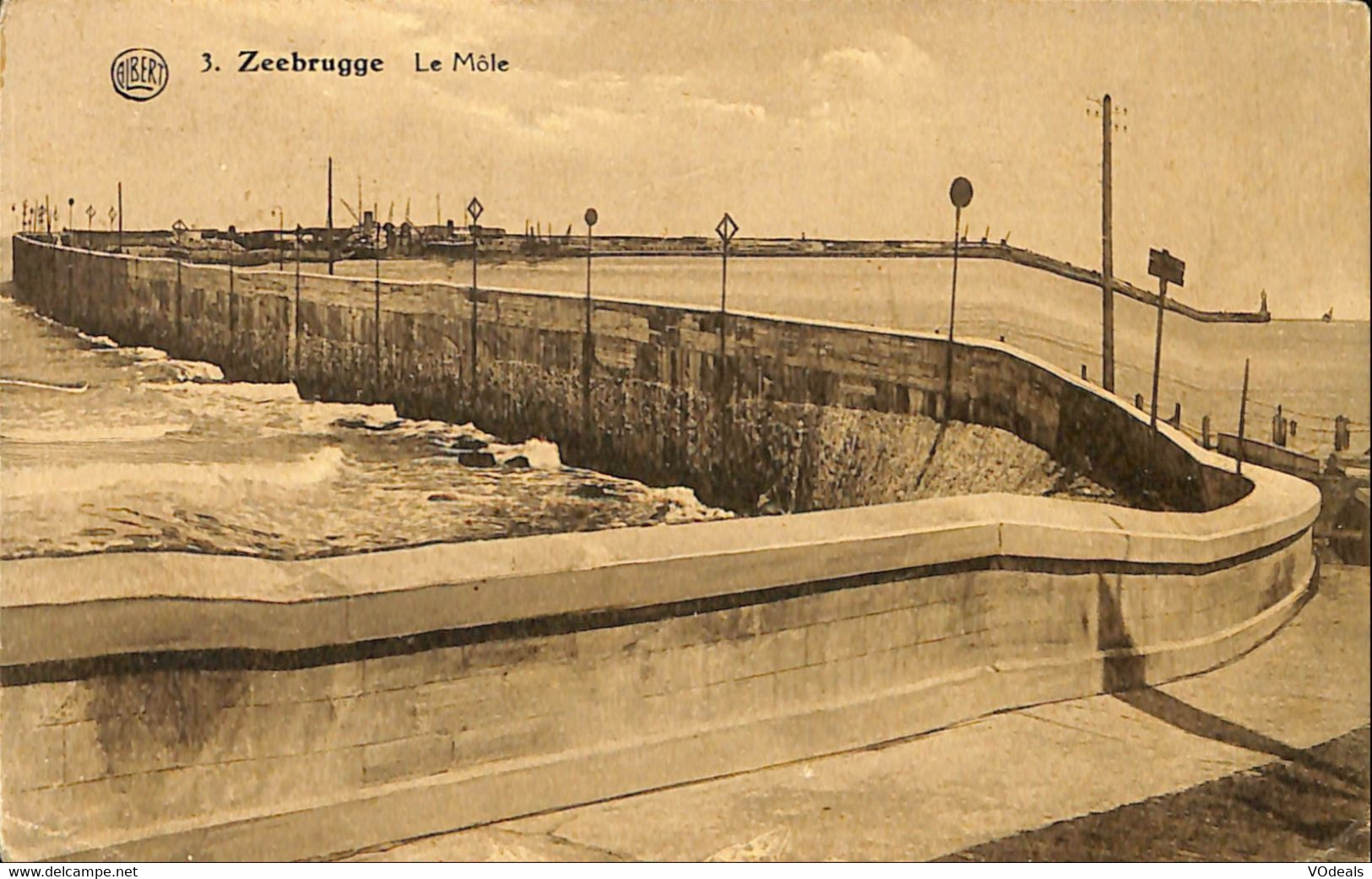 036 370 - CPA - Belgique - Zeebrugge - Le Môle - Zeebrugge