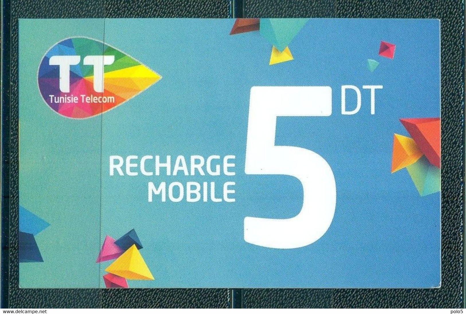 Phone Card Tunisie Telecom 5 DT - Tunesien