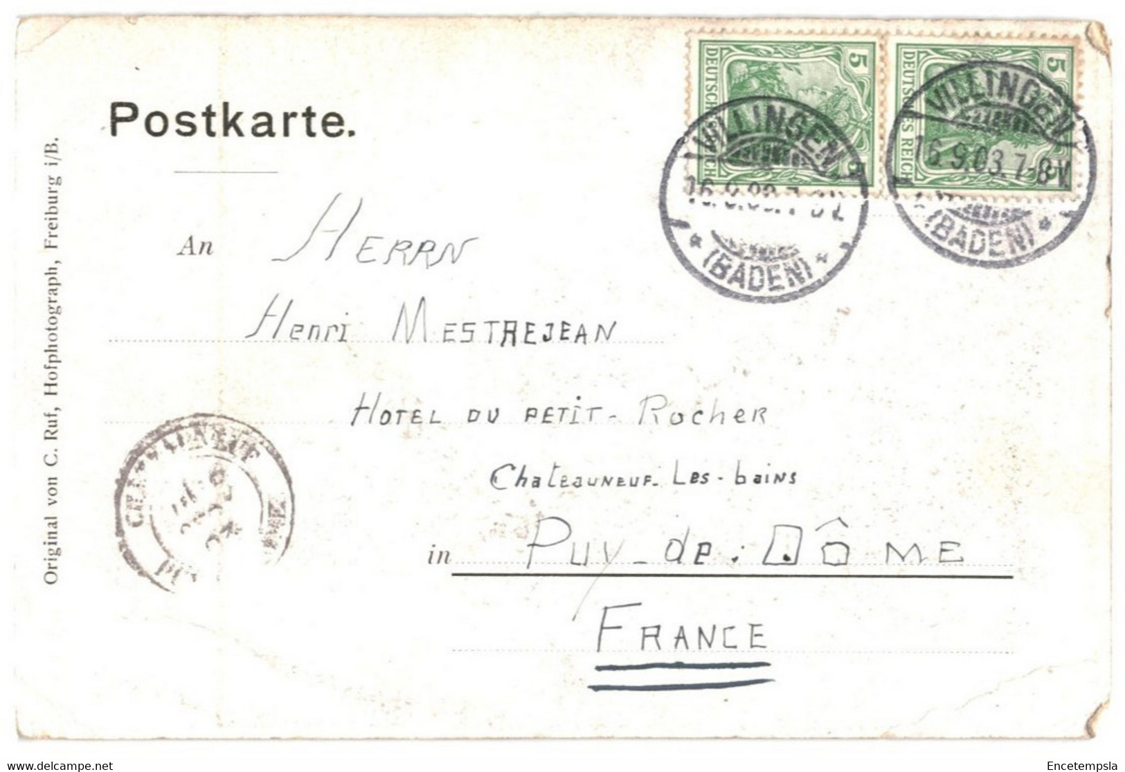 CPA - Carte Postale - Germany-Wolfach- Leben Badische Volkstracht Aus Gutach 1903 VM39824 - Wolfach