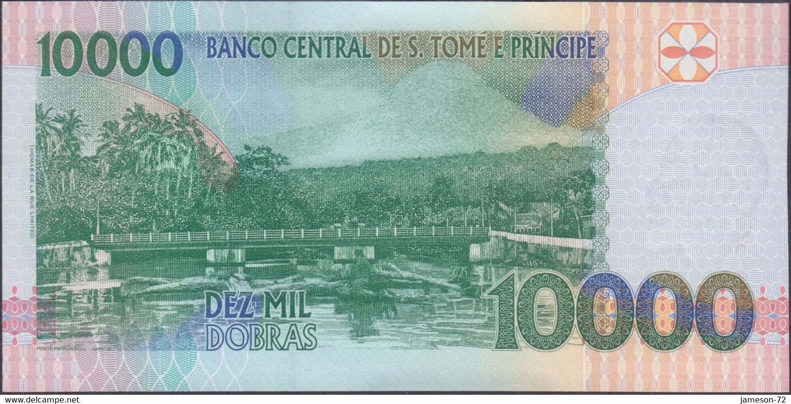 SAINT THOMAS & PRINCE ISLAND - 10000 Dobras 1996 P# 66a - Edelweiss Coins - São Tomé U. Príncipe
