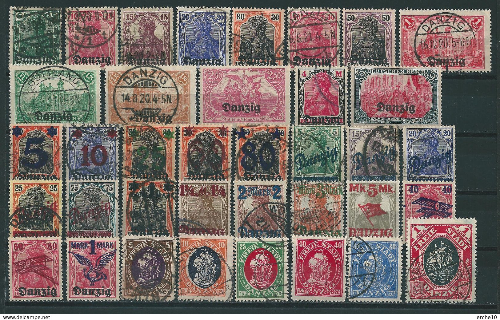 Danzig - Lot Aus MiNr. 1 - 58 - Other & Unclassified