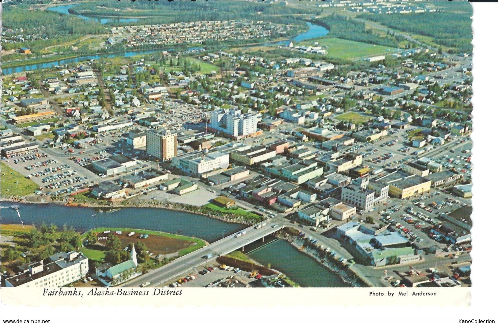 Fairbanks, Alaska, Business District, Gelaufen 1974 - Fairbanks