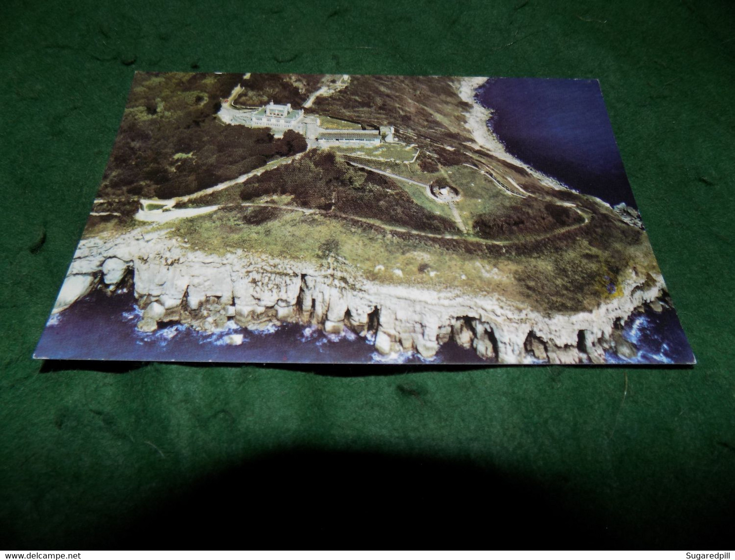 VINTAGE UK DORSET: SWANAGE Durlston Castle Aerial Colour Dennis - Swanage