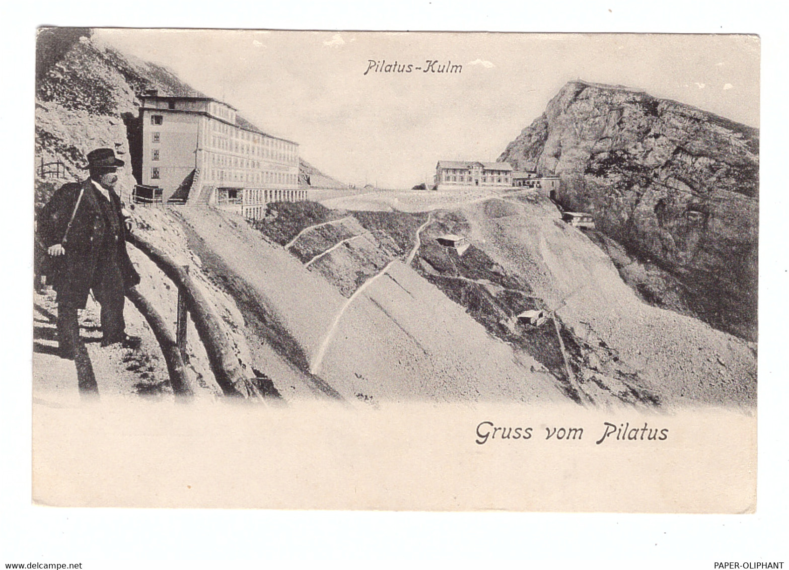 CH 6010 KRIENS LU, Gruss Vom Pilatus Kulm, Ca. 1900, Verlag Goetz - Luzern - Kriens