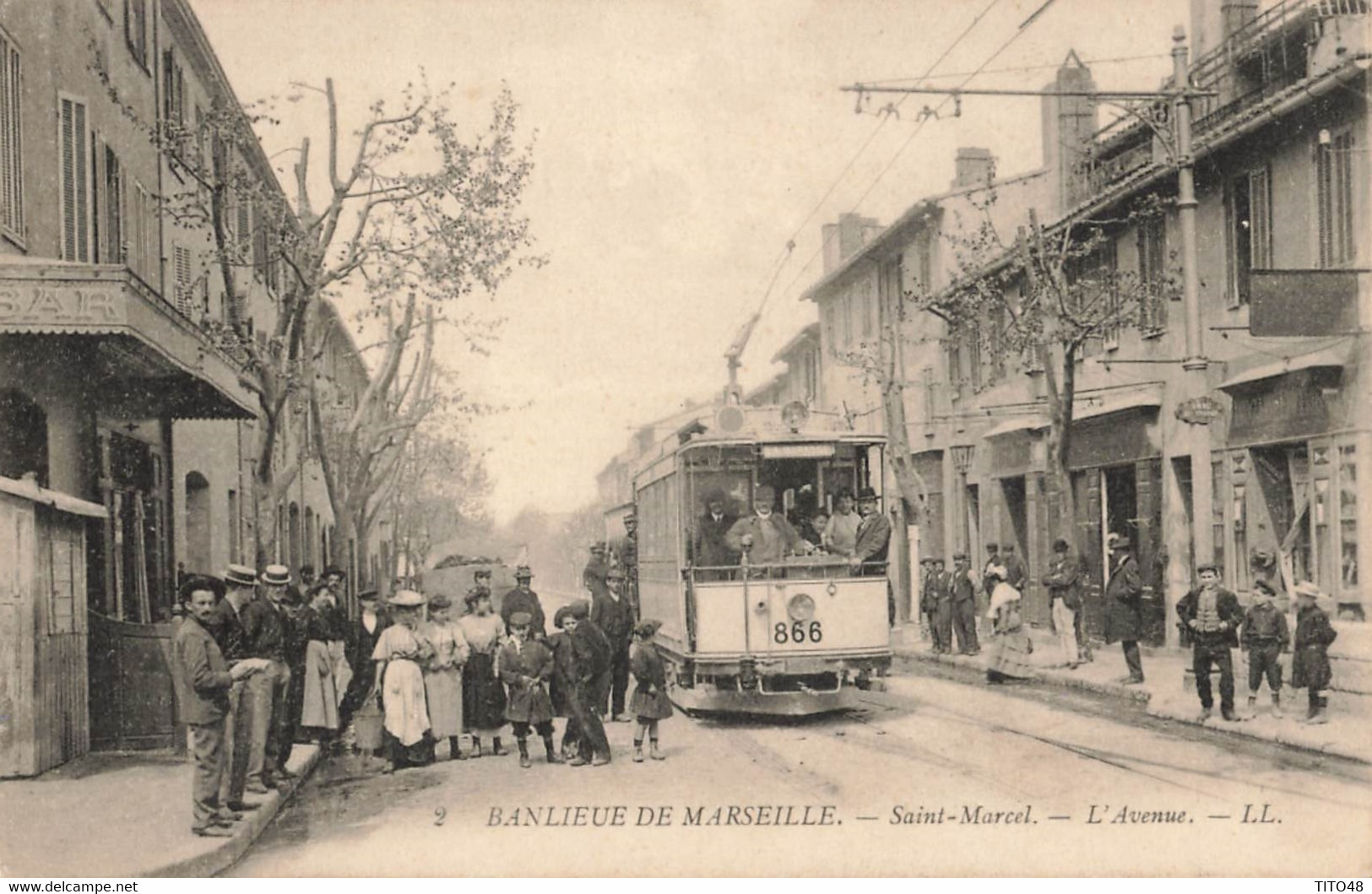 France (13 Banlieue De Marseille) - Saint-Marcel - L'Avenue - Saint Marcel, La Barasse, Saintt Menet