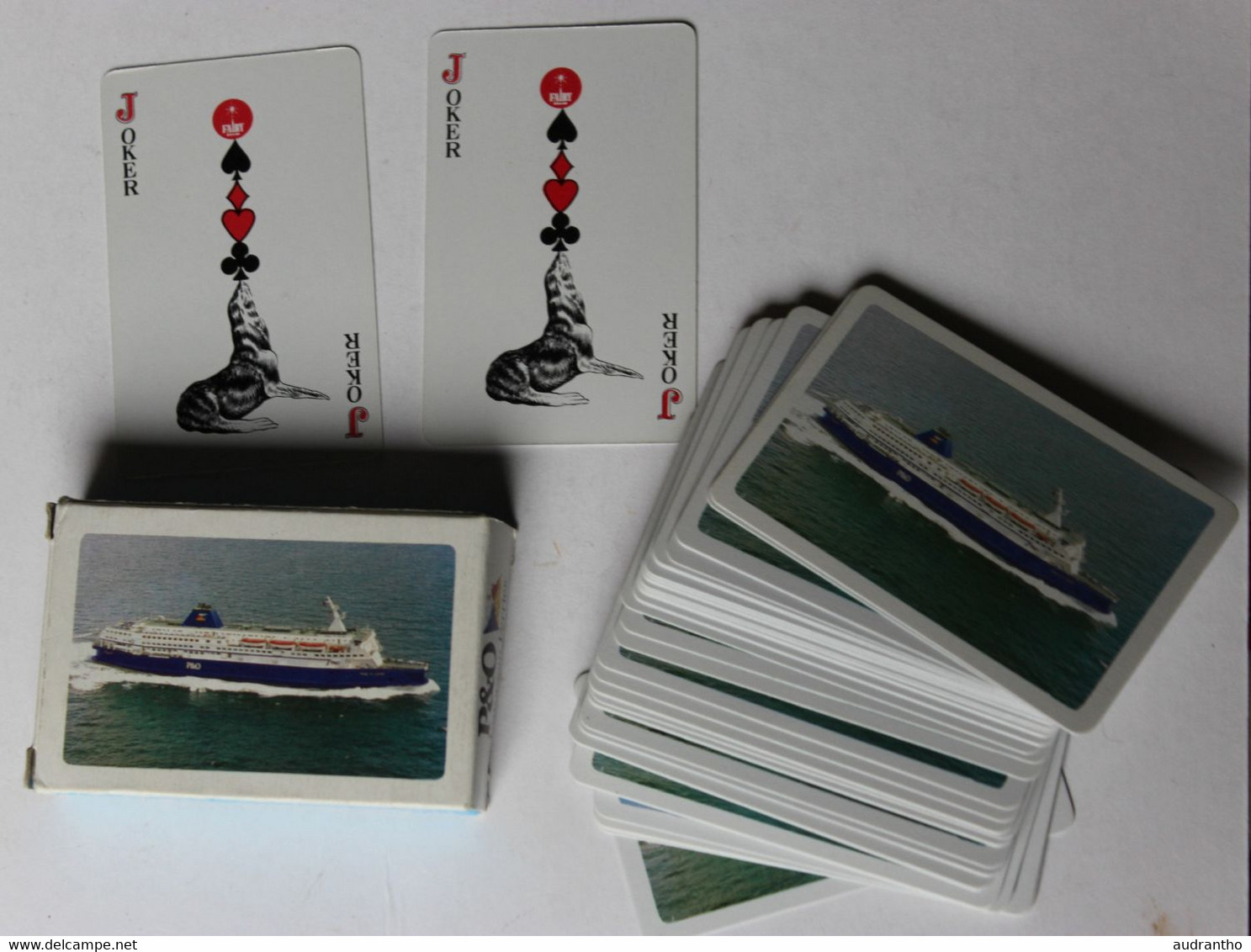 Jeu De 54 Cartes Publicitaires P&O European Ferries Paquebot - 54 Cards
