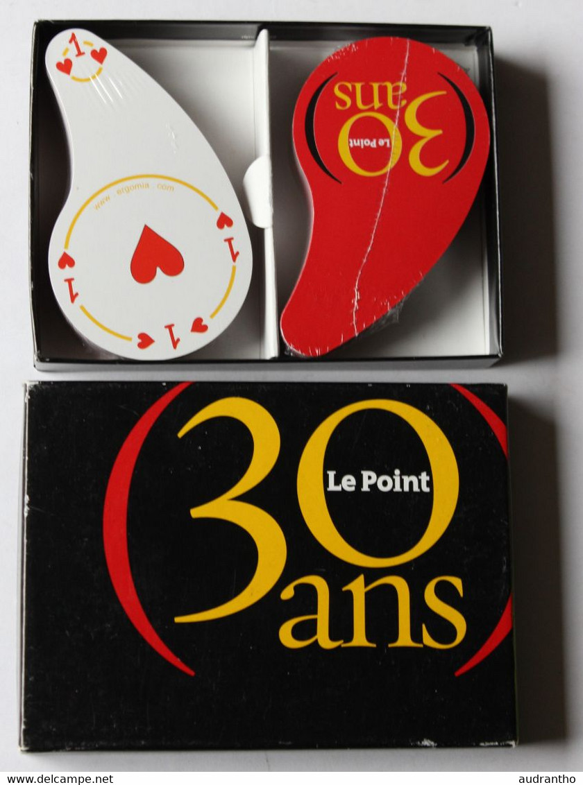 2 Jeu De 32 Cartes Publicitaires Format Spécial 30 Ans Du Magazine LE POINT 2002 - 32 Cards