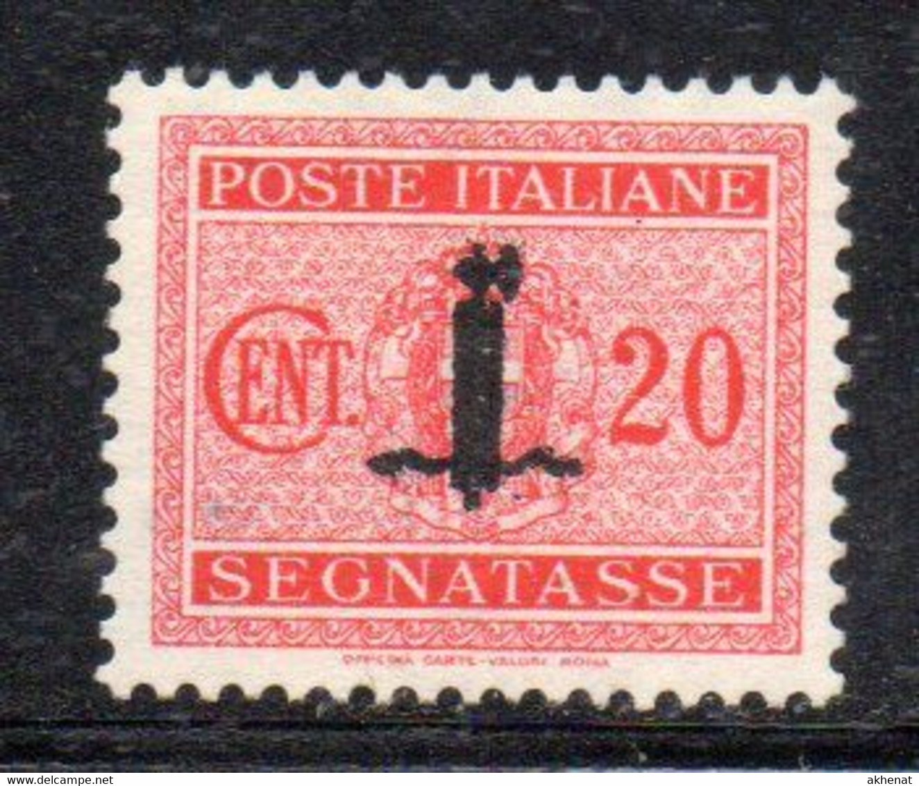 Y2350 - REPUBBLICA SOCIALE GNR 1944 ,  Segnatasse Fascetti Il N. 62  ***  MNH - Strafport