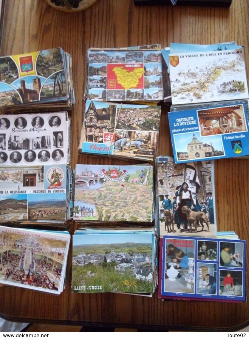 LOT DE 1200 CARTES DE FRANCE - 500 Postcards Min.