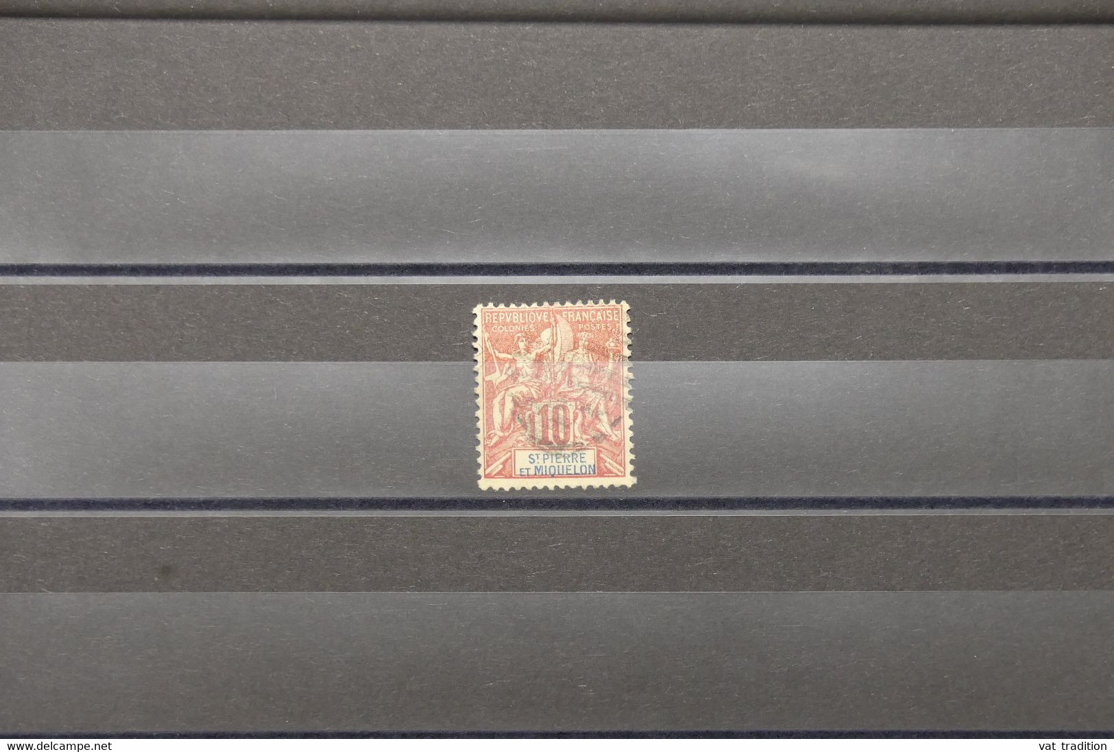 SAINT PIERRE ET MIQUELON - Oblitération étrangère Sur Type Groupe 10ct - L 109583 - Used Stamps