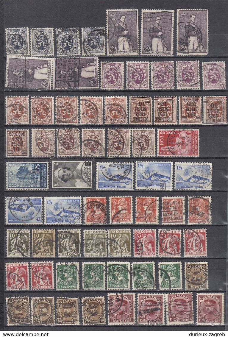 Belgium Old Stamps Small Accumulation B211015 - Vrac (max 999 Timbres)