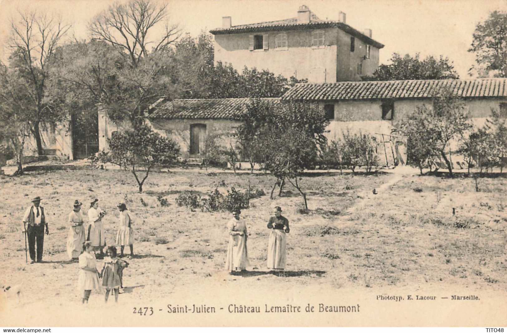 France (13 Marseille) - Saint-Julien - Château Lemaître De Beaumont - Saint Barnabé, Saint Julien, Montolivet