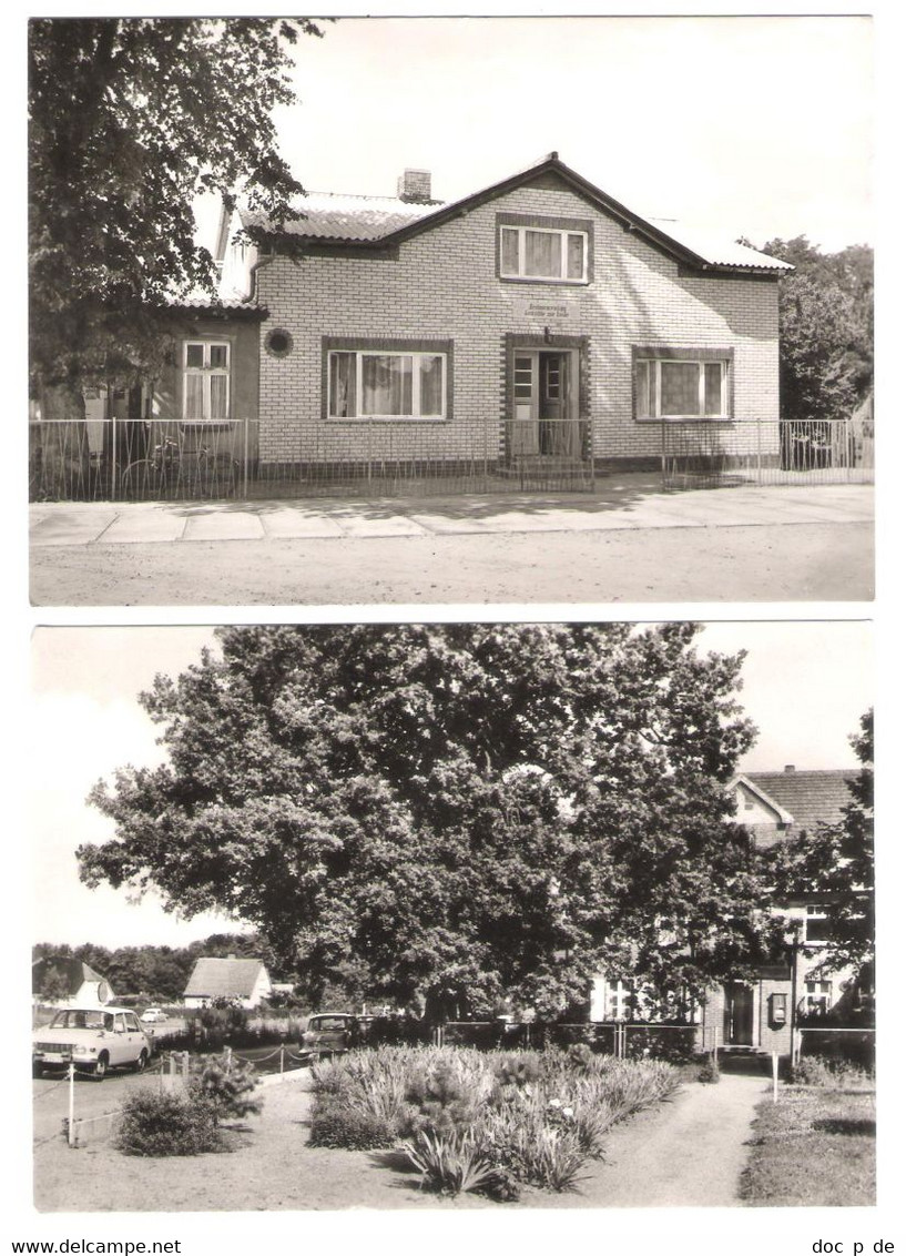 Deutschland - 2 AK - Born / Fischland Darss - HO Gaststätte Zur Linde Und HO Gaststätte Waldschänke - Fischland/Darss