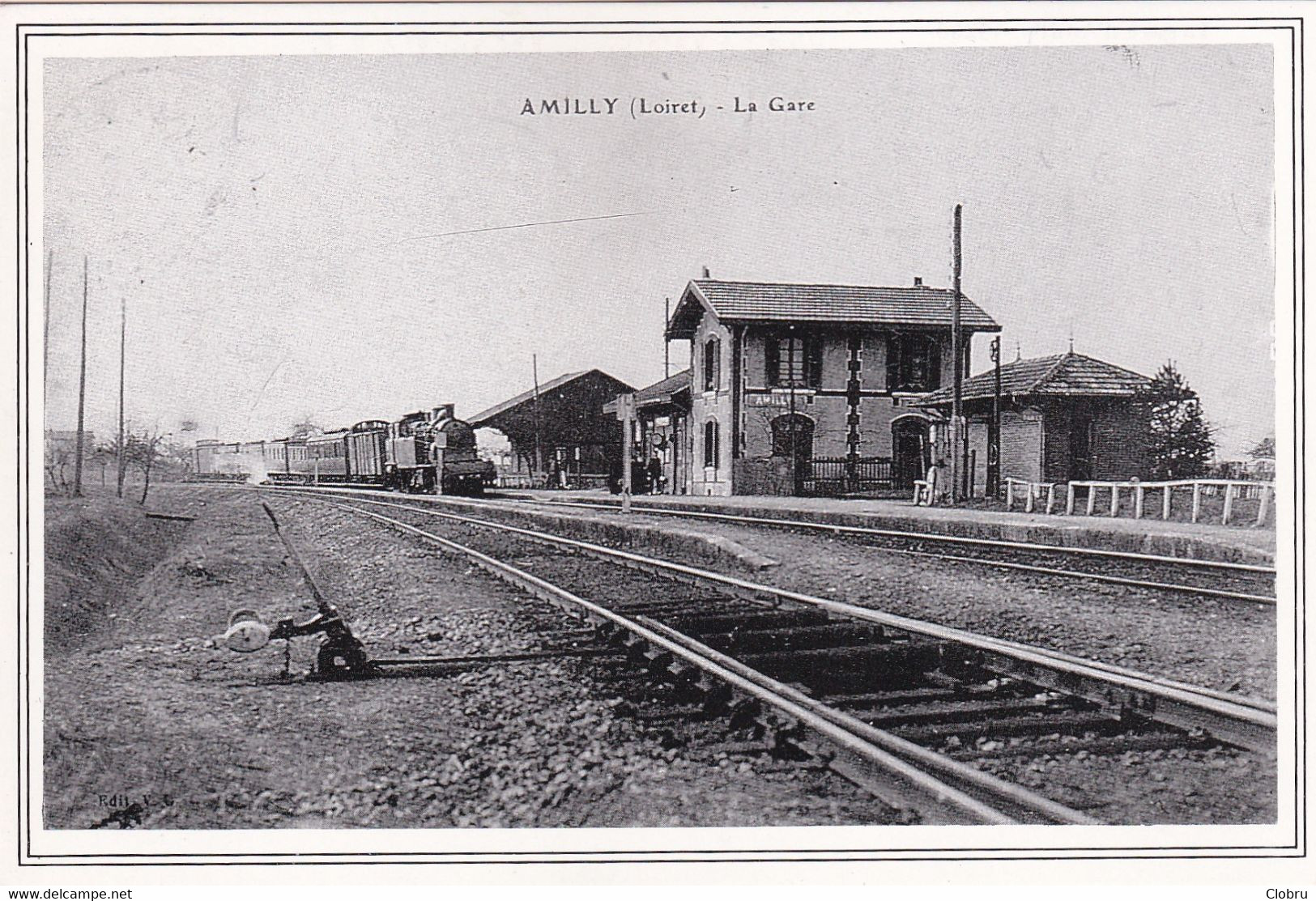 45, Amilly, La Gare, Siège Actuel De L'Association Gâtinaise Des Amateurs De Trains (Tirage Limité à 300 Ex.) - Amilly