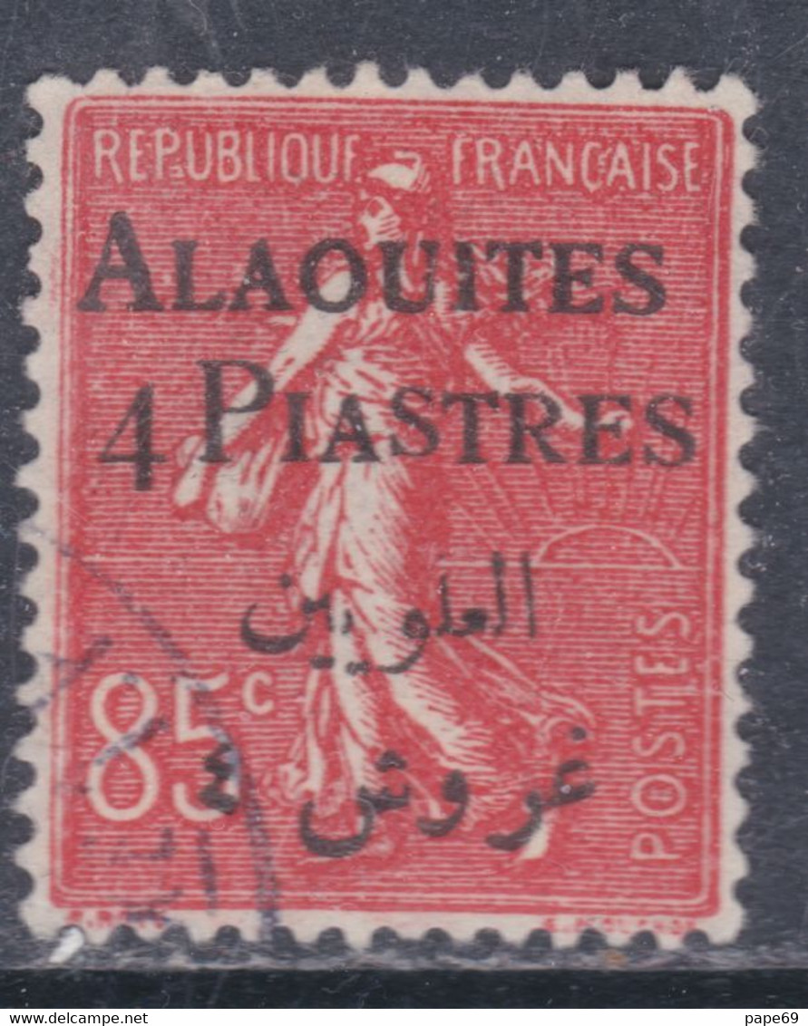 Alaouites  N° 12  O  4 Pi Sur 85 C. Rouge, Oblitération Légère Sinon TB - Used Stamps