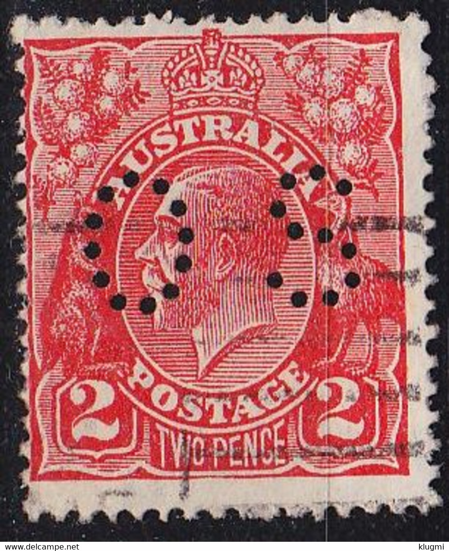 AUSTRALIEN AUSTRALIA [Dienst Lochung] MiNr 0065 C ( O/used ) - Dienstmarken