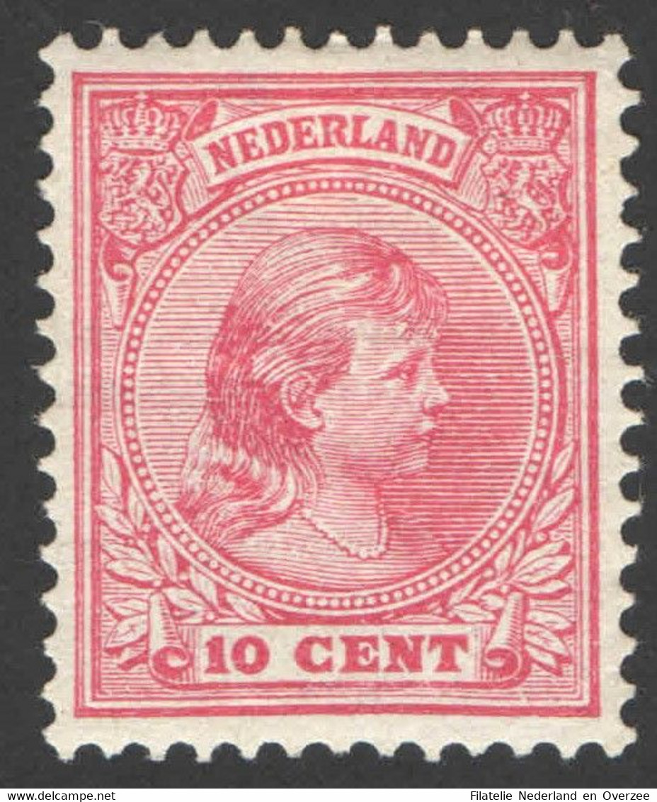 Nederland 1891 NVPH Nr 37 Ongebruikt/MH Prinses Wilhelmina, Princess Wilhelmina - Ungebraucht