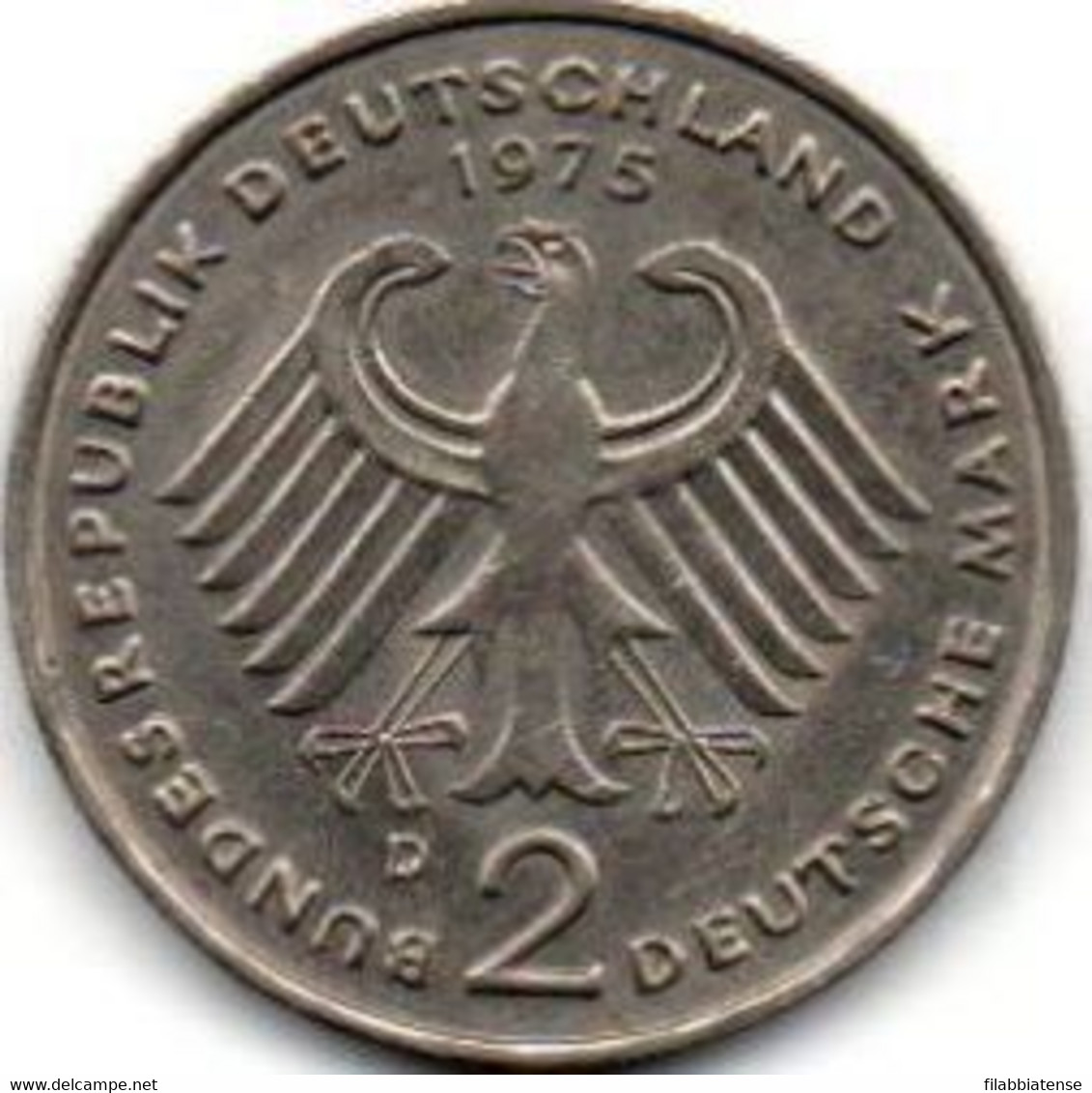 1975 - Germania 2 Mark D ---- - 2 Mark