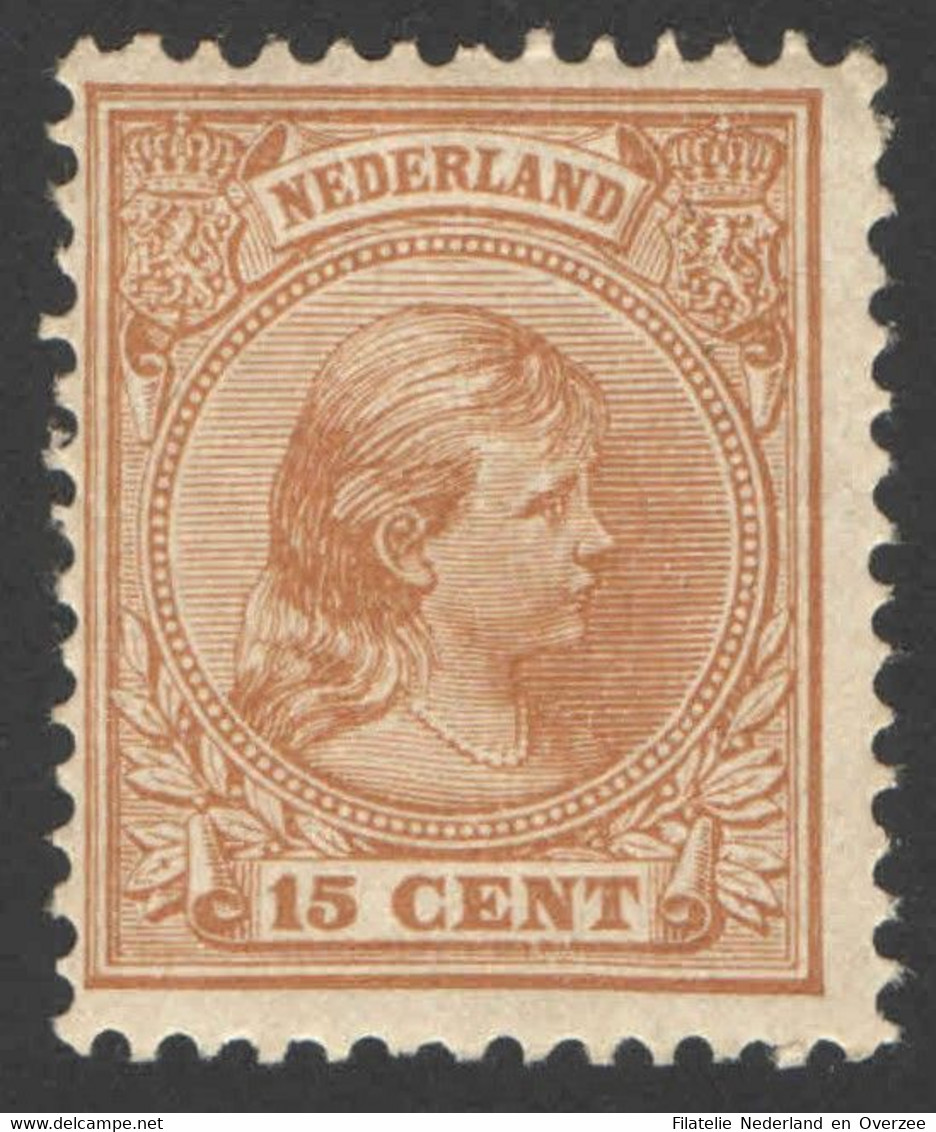 Nederland 1891 NVPH Nr 39 Ongebruikt/MH Prinses Wilhelmina, Princess Wilhelmina - Ongebruikt