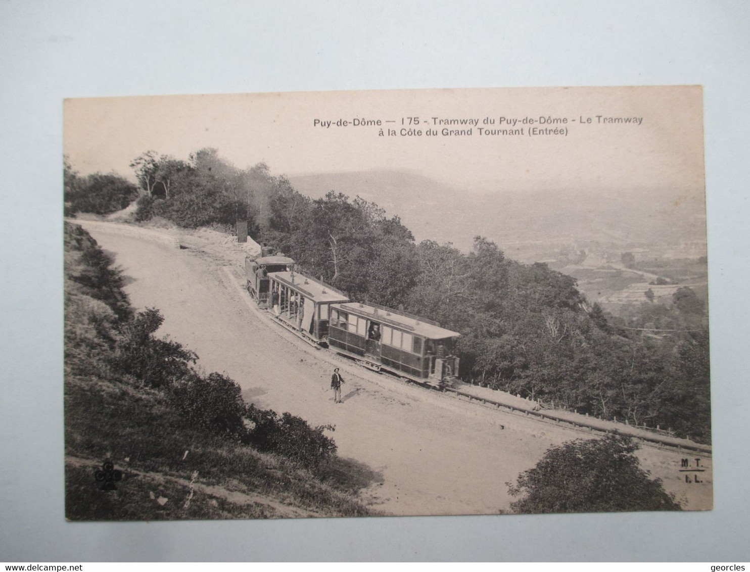 PUY-DE-DOME   63   TRAMWAY  A  LA  COTE  DU  GRAND  TOURNANT     TTB - Other & Unclassified