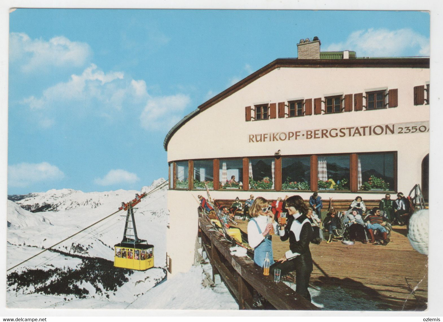 AUSTRIA,LECH,RUFIKOPF-BERGSTATION 2350 M.,POSTCARD - Lechtal